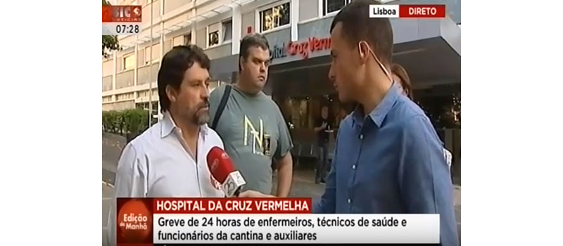 Hospital da Cruz Vermelha: greve por aumentos salariais e Acordo de Empresa
