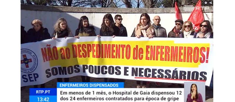 Centro Hospitalar Vila Nova de Gaia despede enfermeiros imprescindíveis ao seu funcionamento