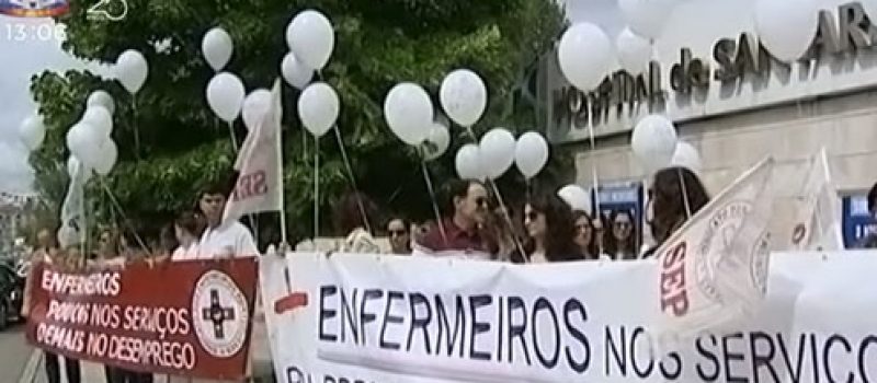 Enfermeiros do Hospital de Santarém em greve a 5, 6 e 7 junho