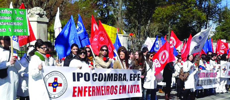 IPO de Coimbra: concentração contra o despedimento de enfermeiros