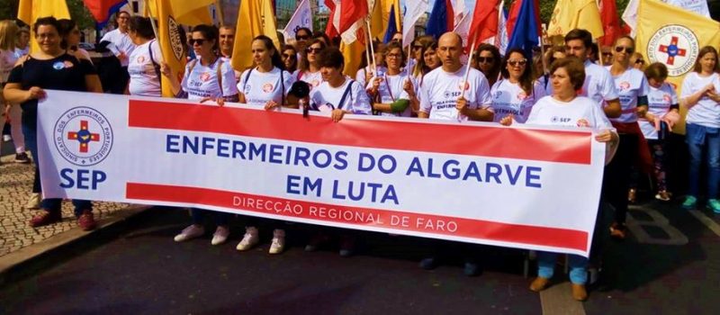 Greve e concentração de trabalhadores ARS Algarve – 23 agosto