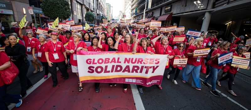 Global Nurses United exige orientações mais musculadas à OMS