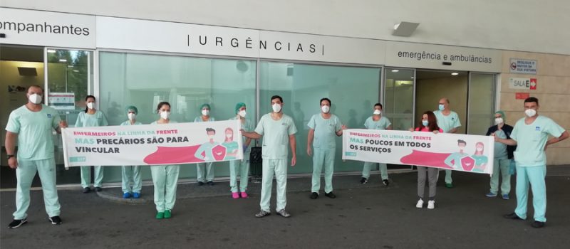 Covid-19: Beira Alta – exigimos contratos definitivos para enfermeiros precários da Guarda