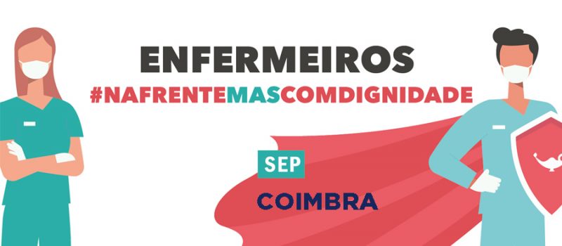 Coimbra: realiza cordão humano pela luta na resolução dos problemas dos enfermeiros