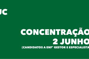 Concentração de enfermeiros a 2 de junho no Hospital Universitário de Coimbra